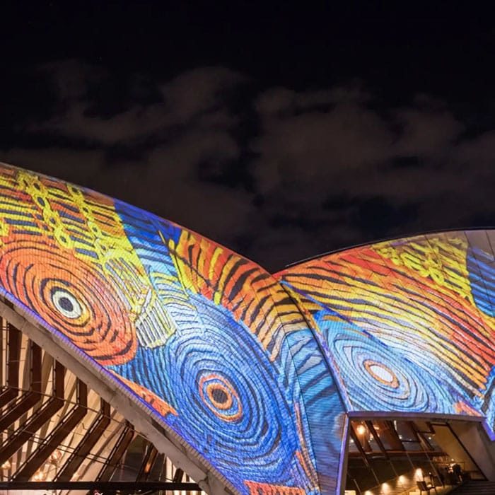 SMH “Sydney Opera House sails to light up every sunset with Indigenous Art”
